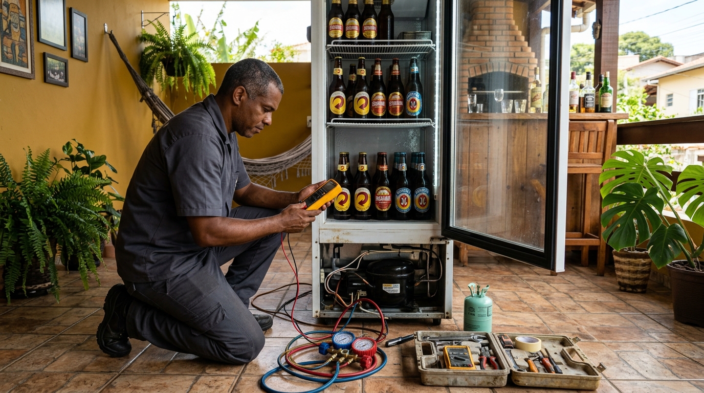 Conserto de placa eletrônica de cervejeira em Belo Horizonte‑MG